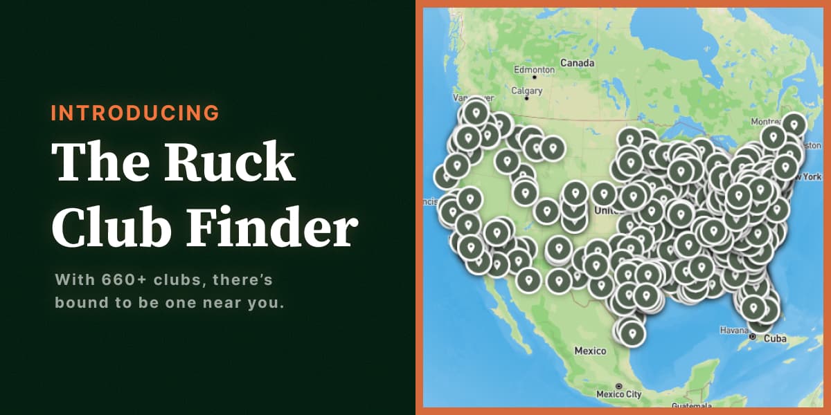 Ruck club finder map preview