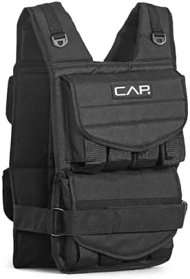 CAP Barbell Adjustable Weighted Vest front view