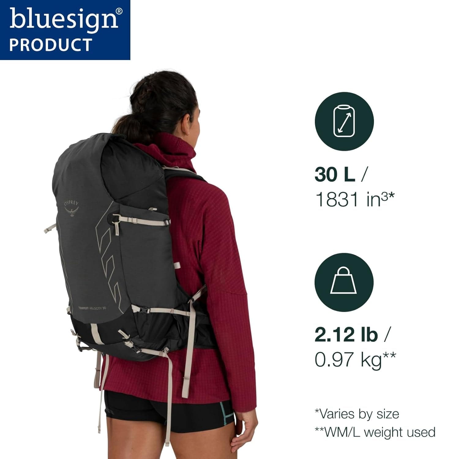 Osprey Tempest Velocity 30 Women's side view