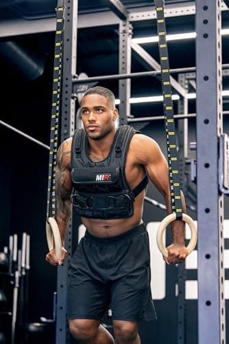 Mir Short Weighted Vest in use during gym training