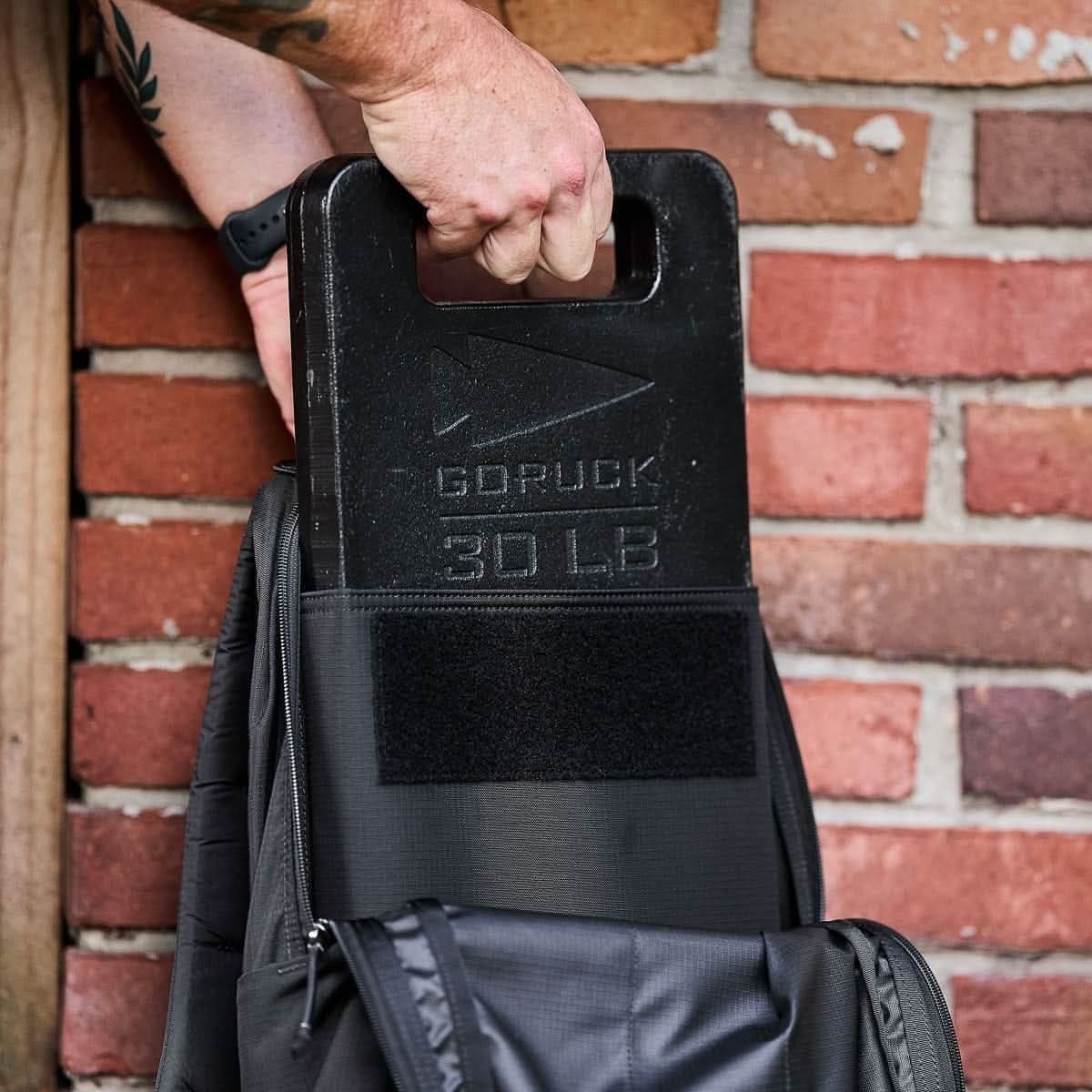 GORUCK Basic Rucker shoulder strap detail