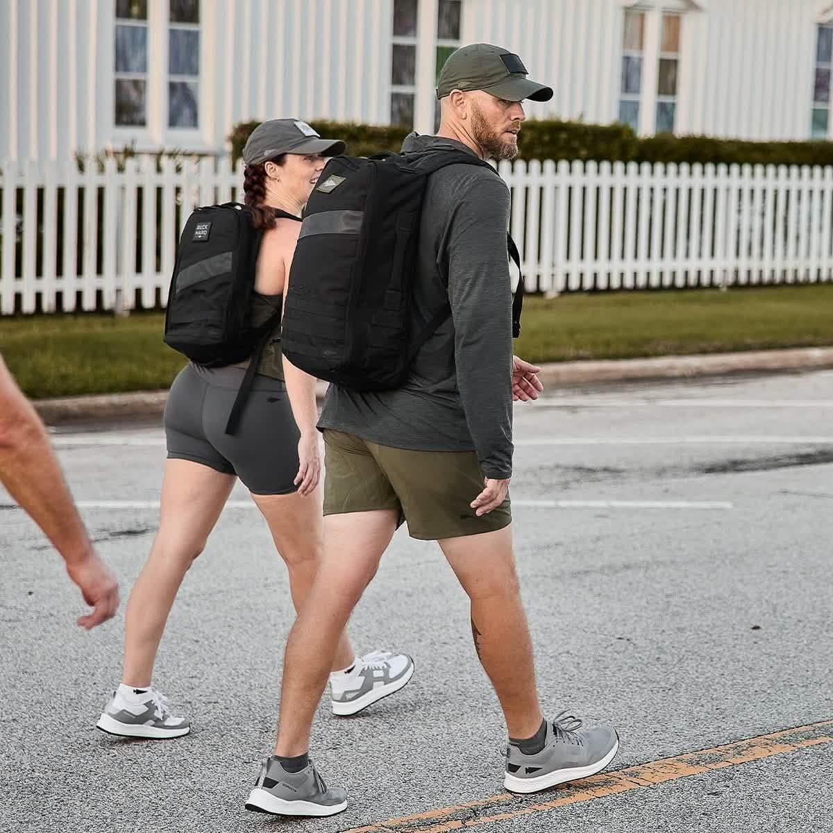 GORUCK Rucker 4.0 worn on the trail