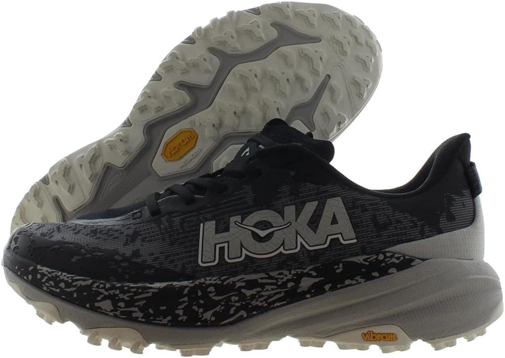 HOKA Speedgoat 6 trail running shoe with Vibram Megagrip