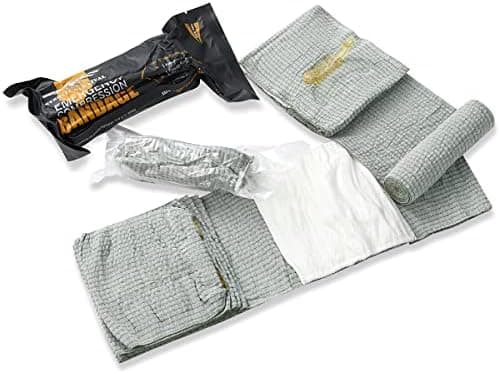 Israeli-style emergency trauma compression bandage, 6 inch