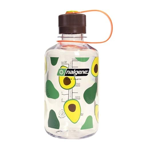 Nalgene Sustain 16 oz narrow-mouth water bottle in avocado
