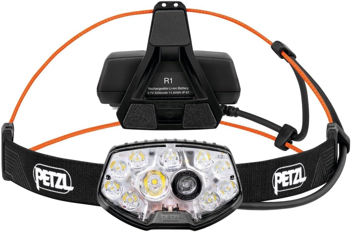 Petzl NAO RL rechargeable headlamp with reactive lighting