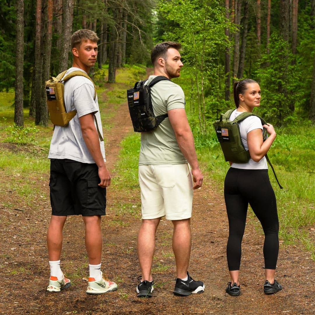 Polyfit Rucking Backpack 2.0 side-loading plate slot