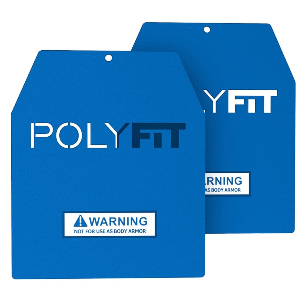 Polyfit Weight Vest Plates pair - 10x12 SAPI shape