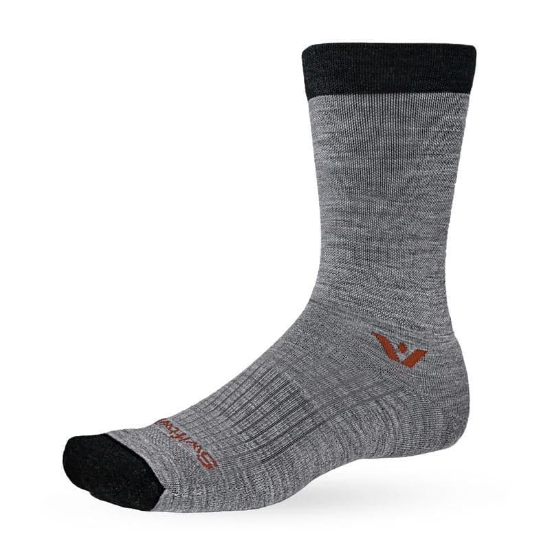 Swiftwick Pursuit Seven Crew heel view