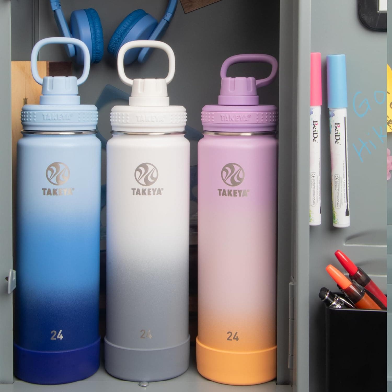 Takeya Actives 24 oz insulated stainless steel water bottle
