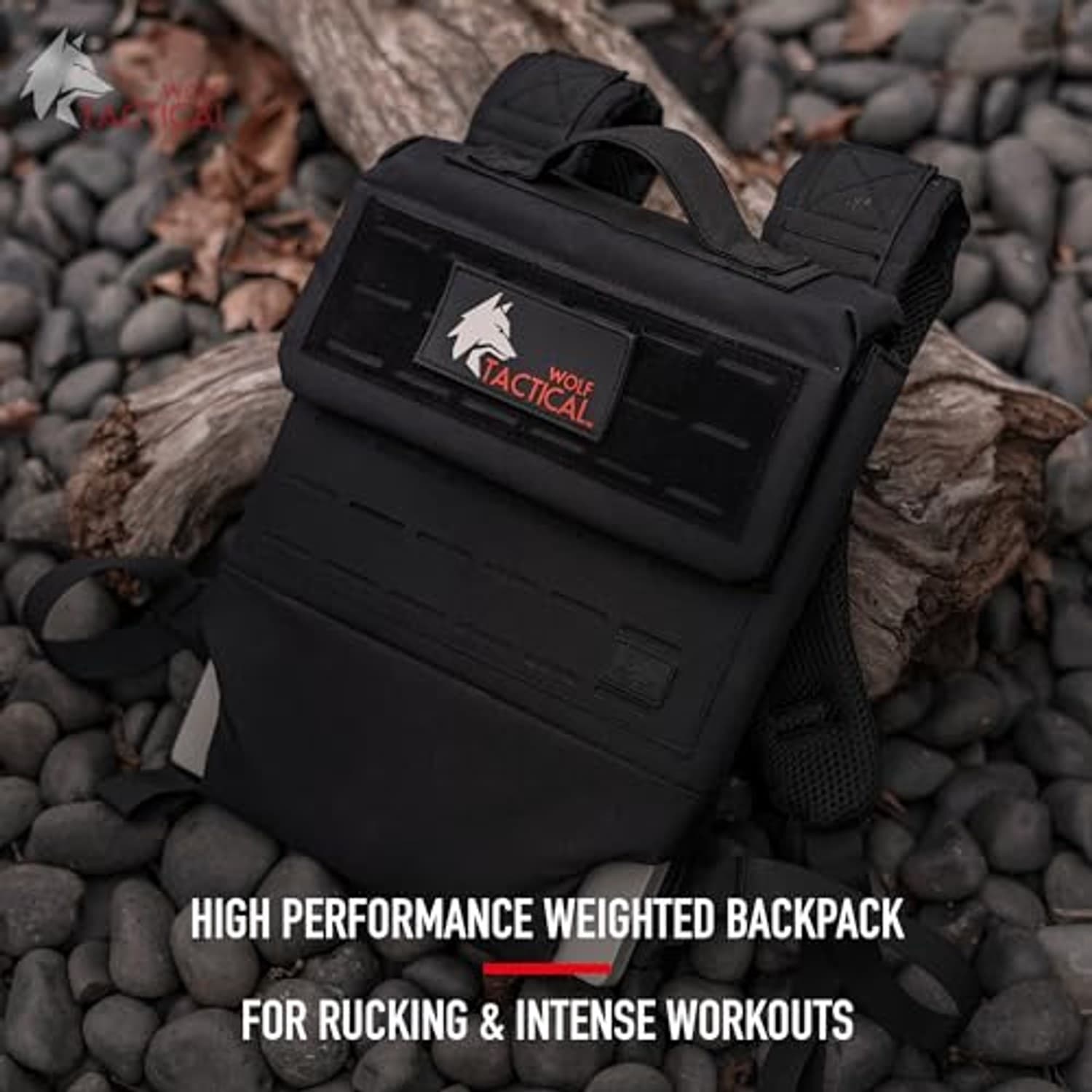 Wolf Tactical Rucking Backpack & Weight Plates Bundle product photo 4