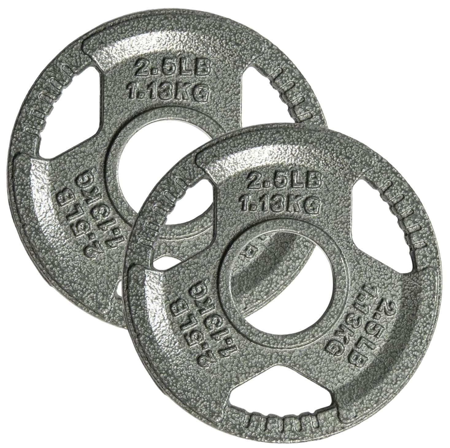Yes4All cast iron tri-grip Olympic weight plates