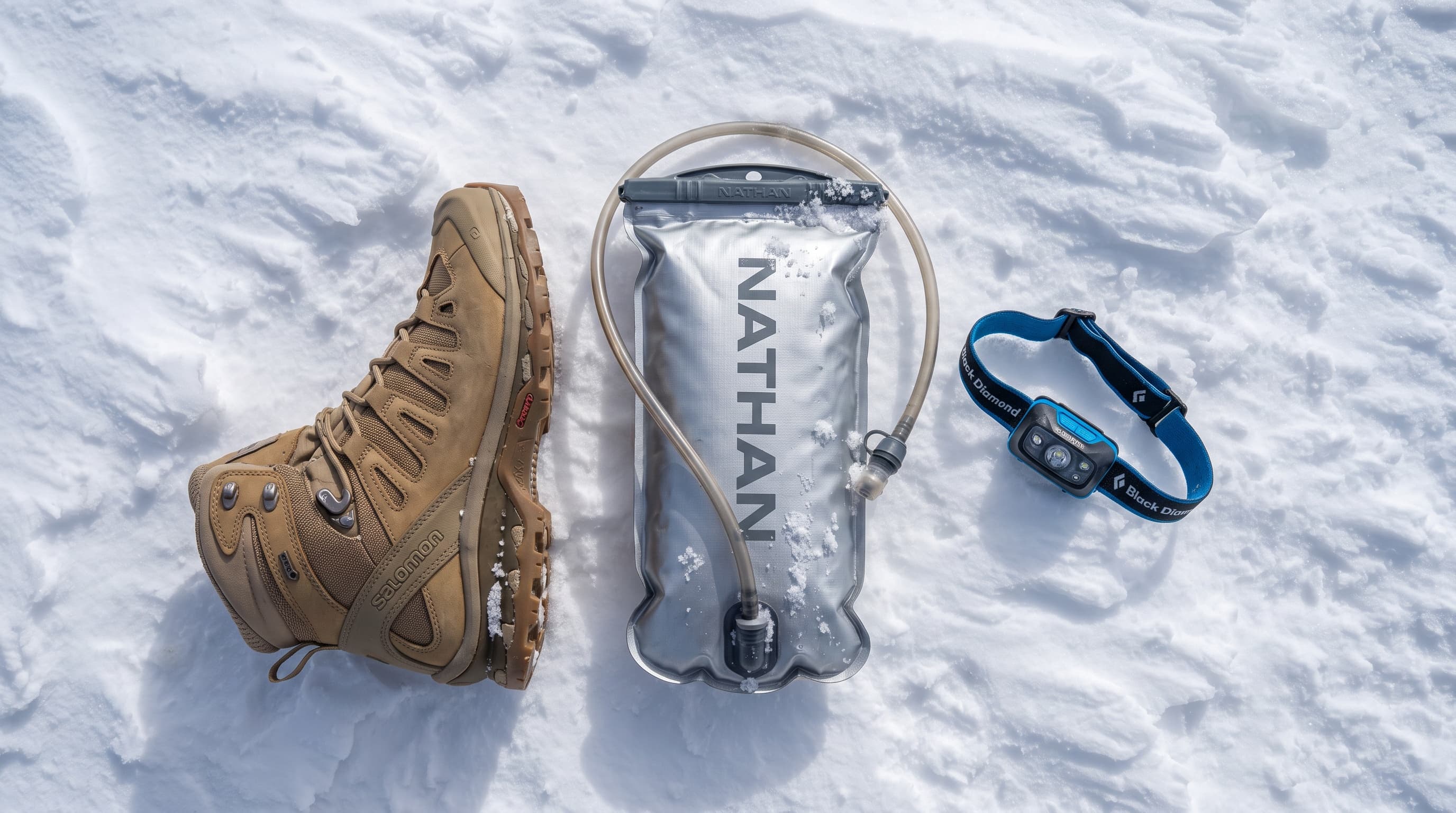 Winter Training kit flat lay