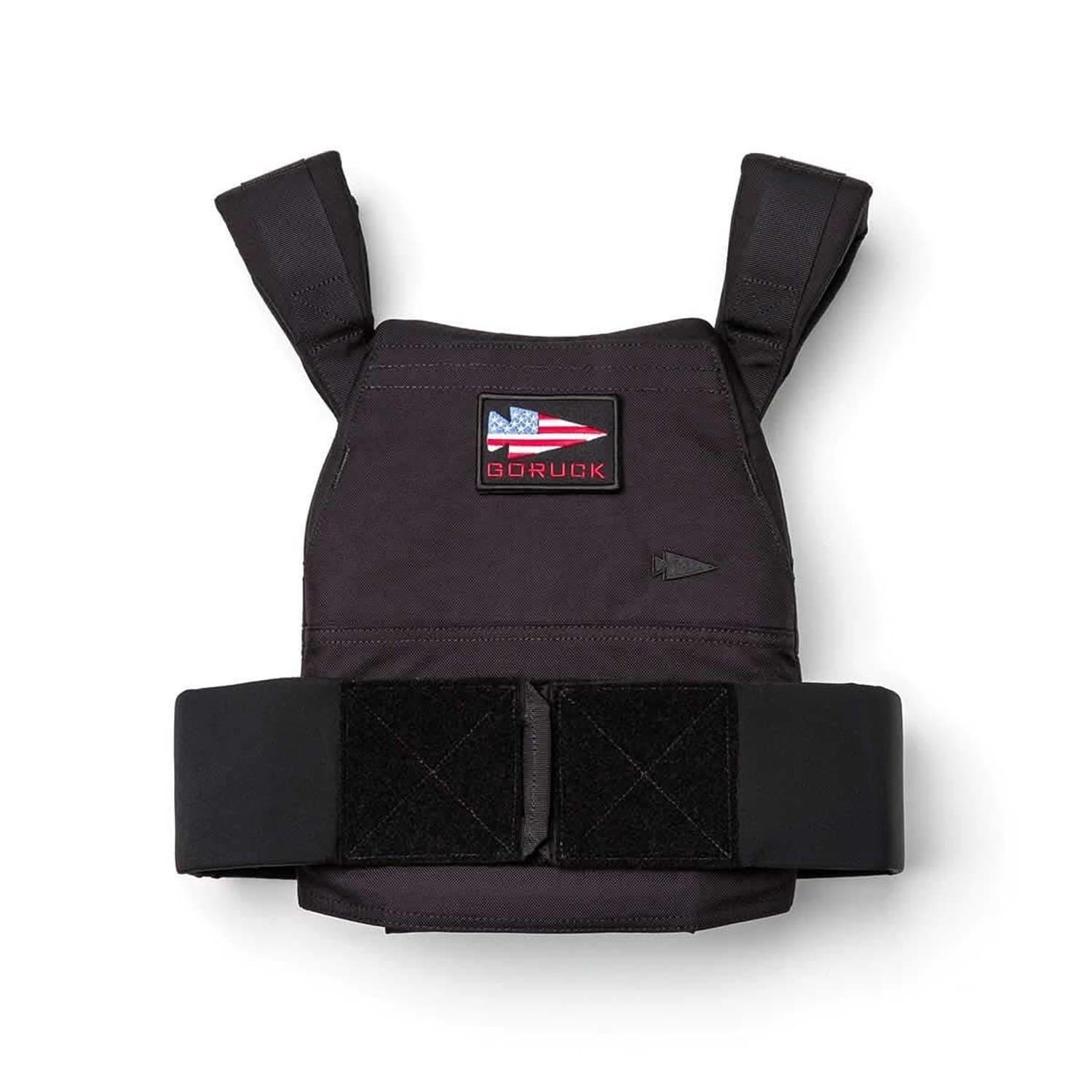 Black GORUCK Rucking Weight Vest front product view