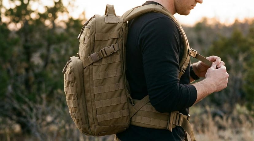 Rucksack-Passform und Lastverteilung testen