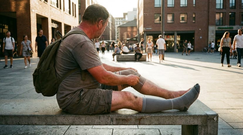Knie- und Wadenunterstützung: jenseits von Socken