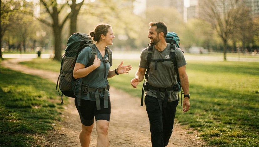 Heart rate zones showing Zone 2 fat-burning range for rucking