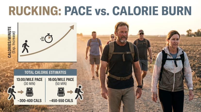 How pace affects calorie burn