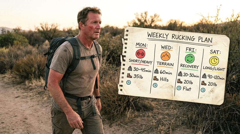 Intermediate: 3-4 Rucks Per Week (Months 2 - 6)